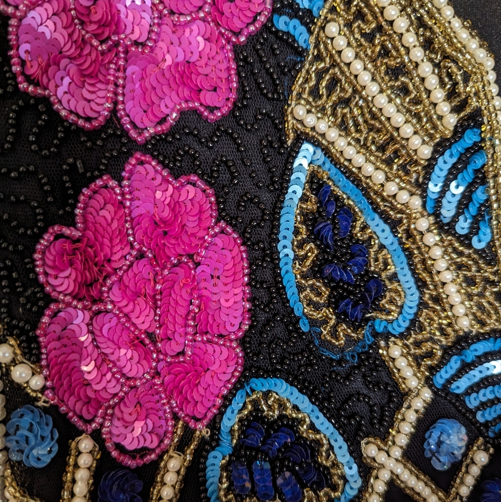 NWT Beautiful Beaded Jacket Large - Picture 3 of 5